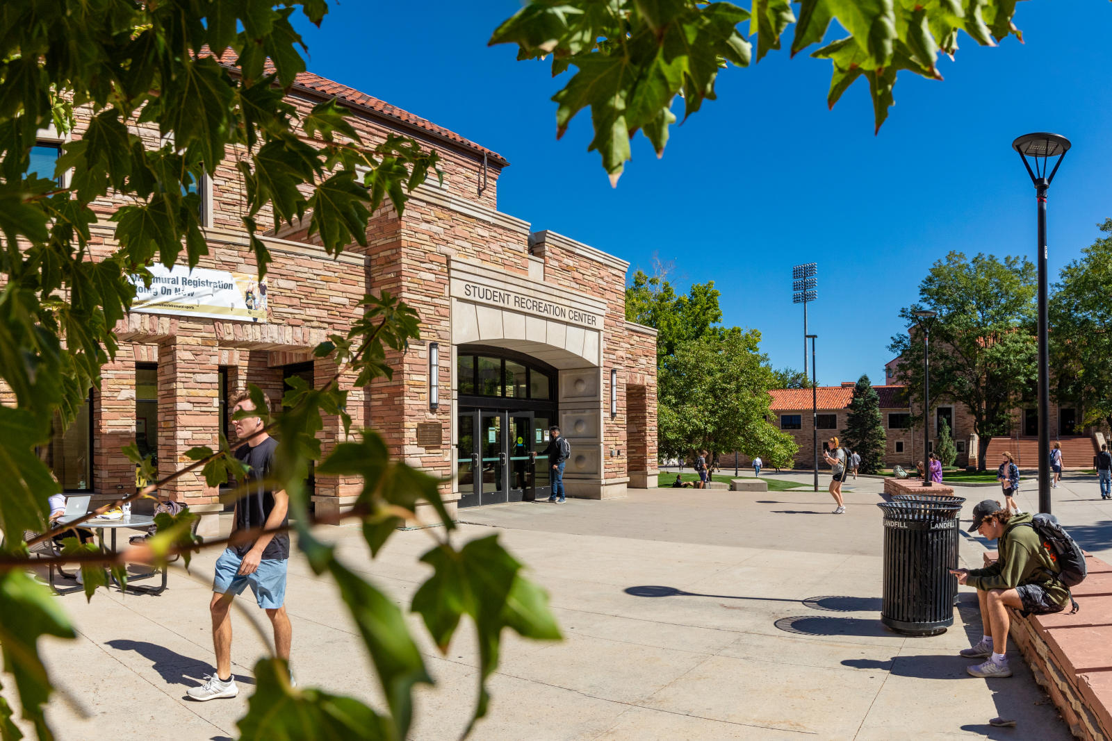 The main student Recreation Center on CU Boulder campus
