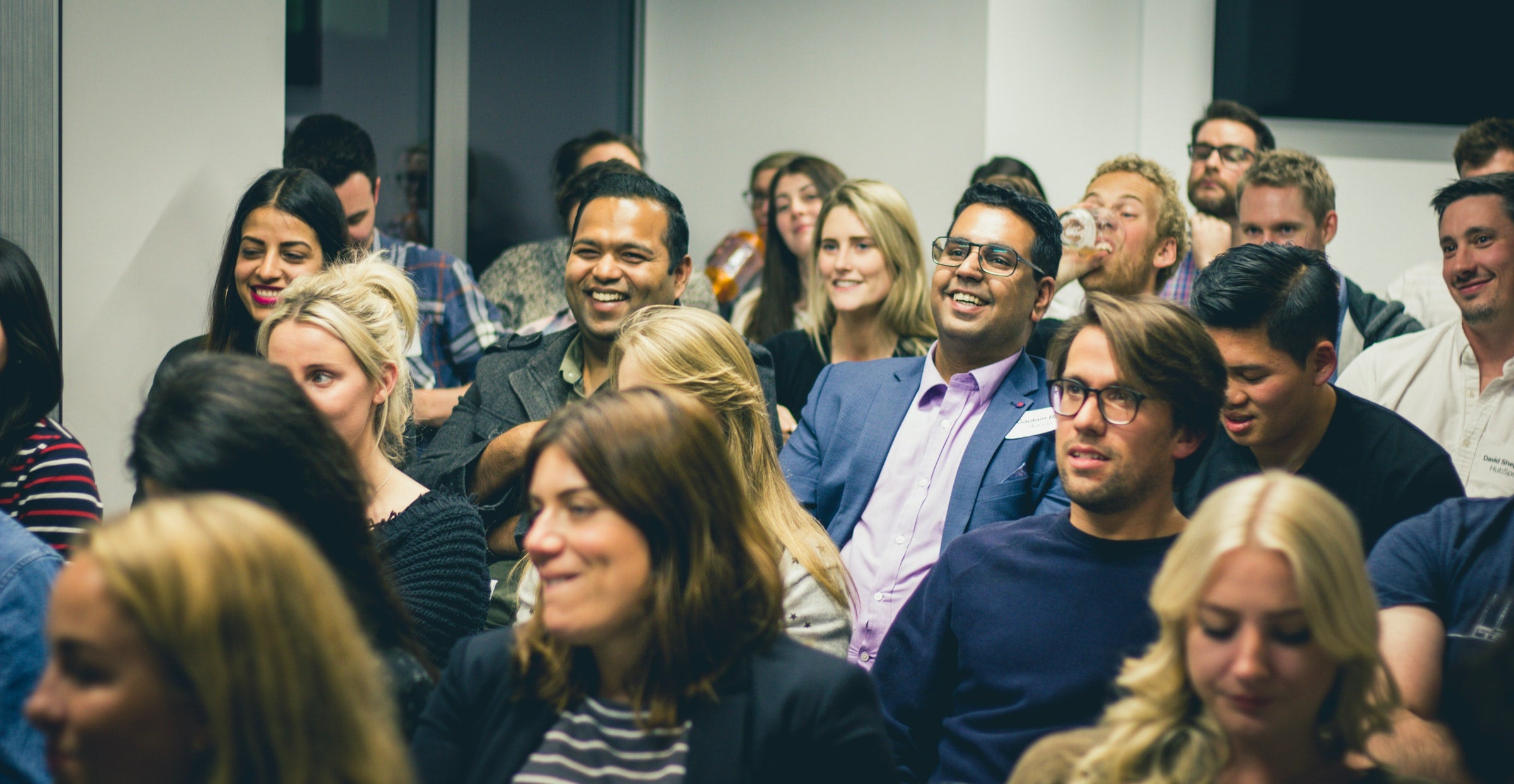 stock image of a conference