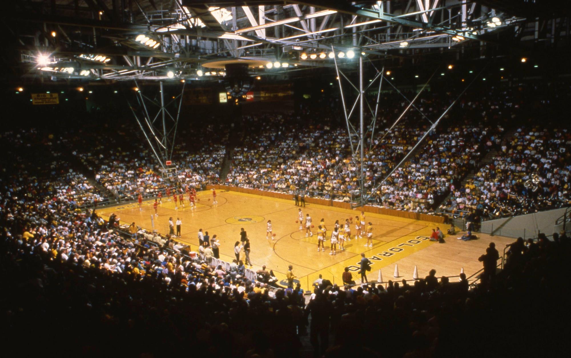 CU basketball court 1989