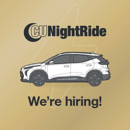 CU NightRide- we're hiring!