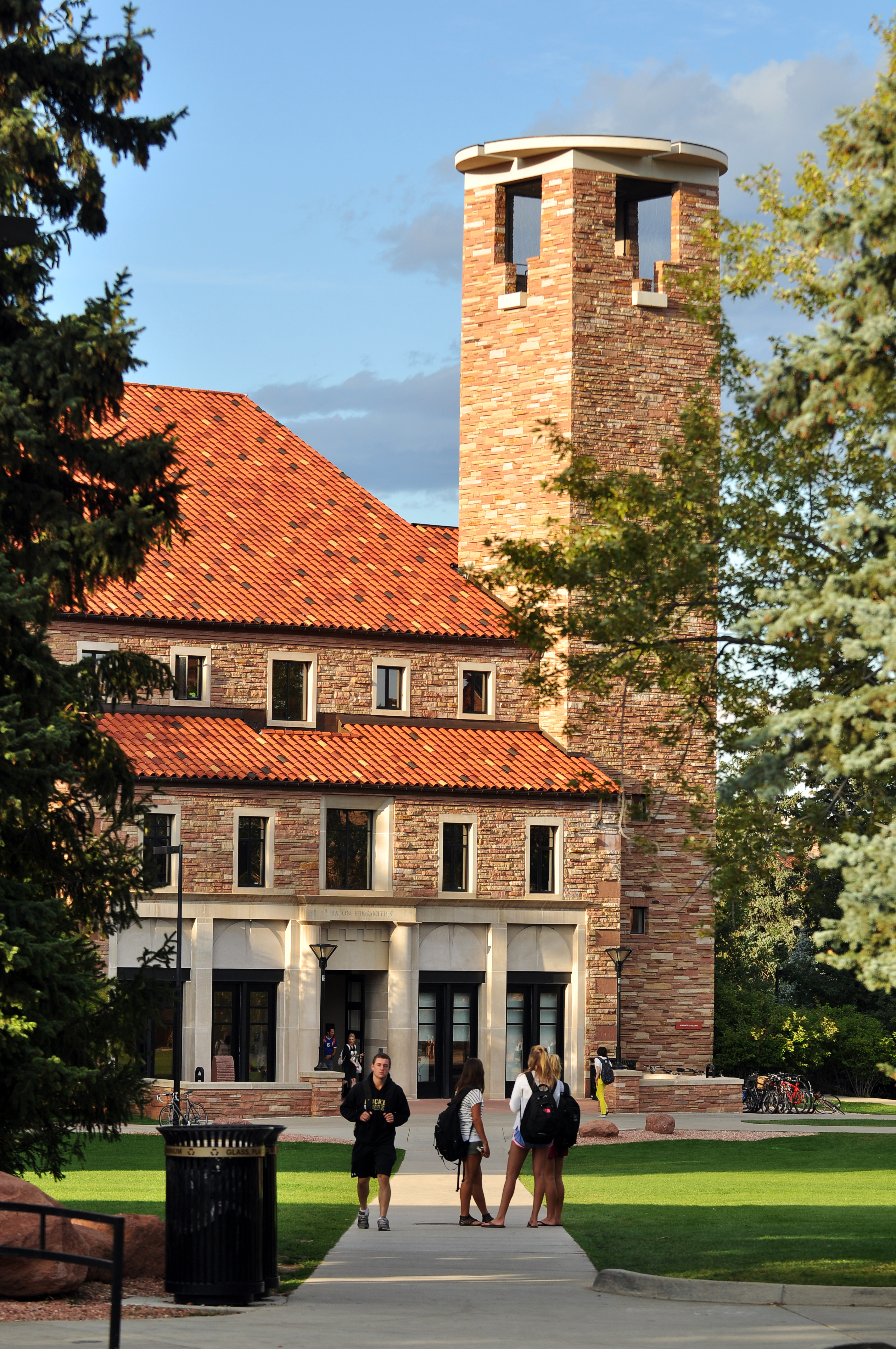 Eaton Humanities building on the CU Boulder campus.