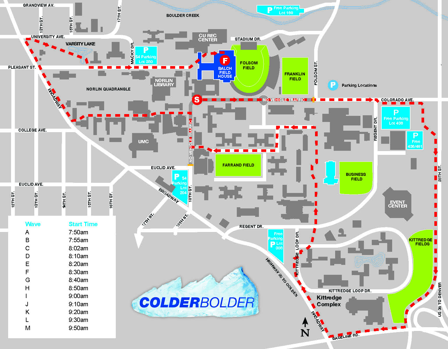 ColderBolder route map