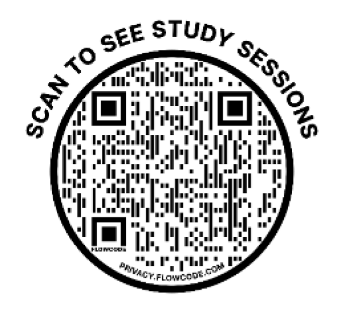 Scan QR code to see study sessions