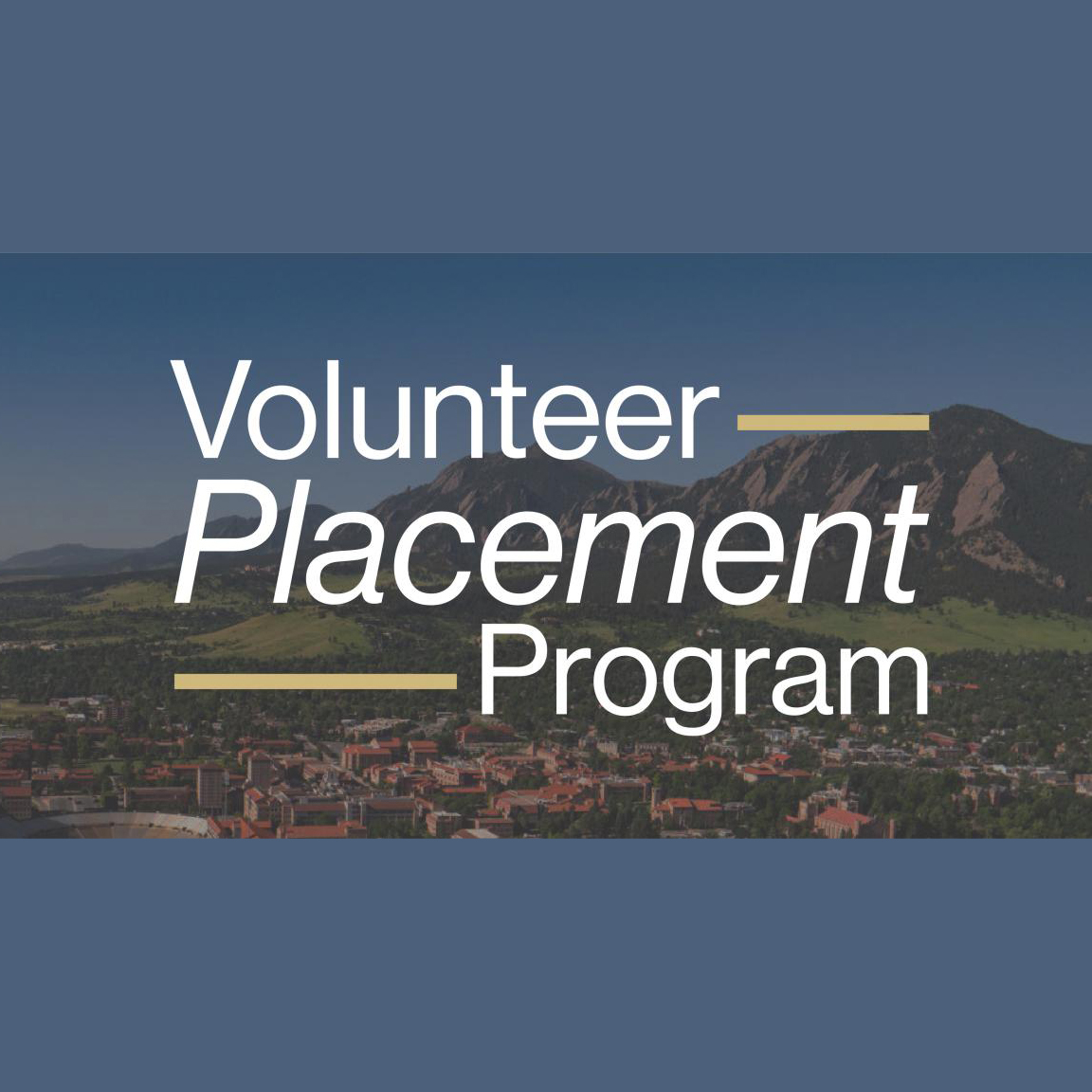 Volunteer Placement Program