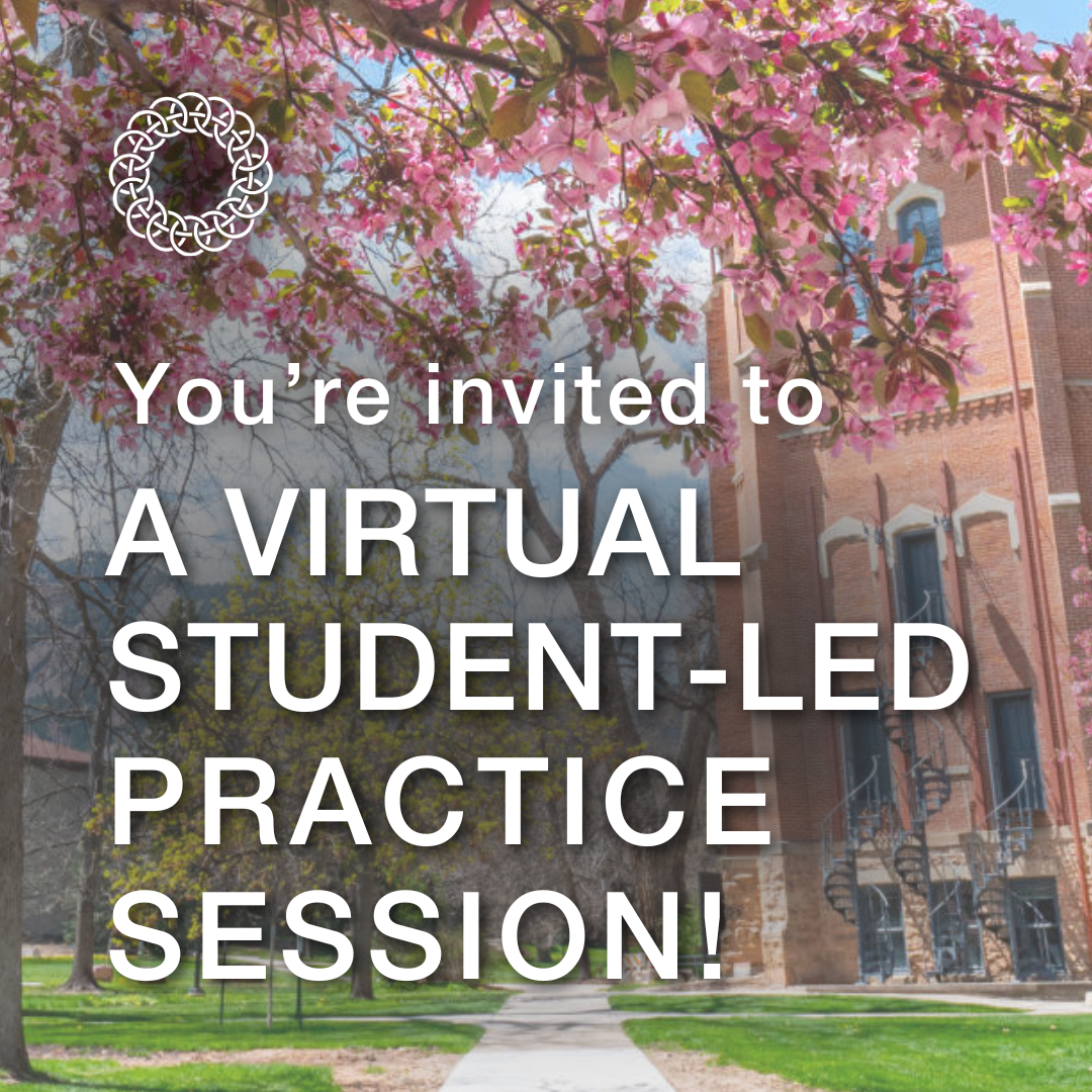 You're invited to a virtual student-led practice session