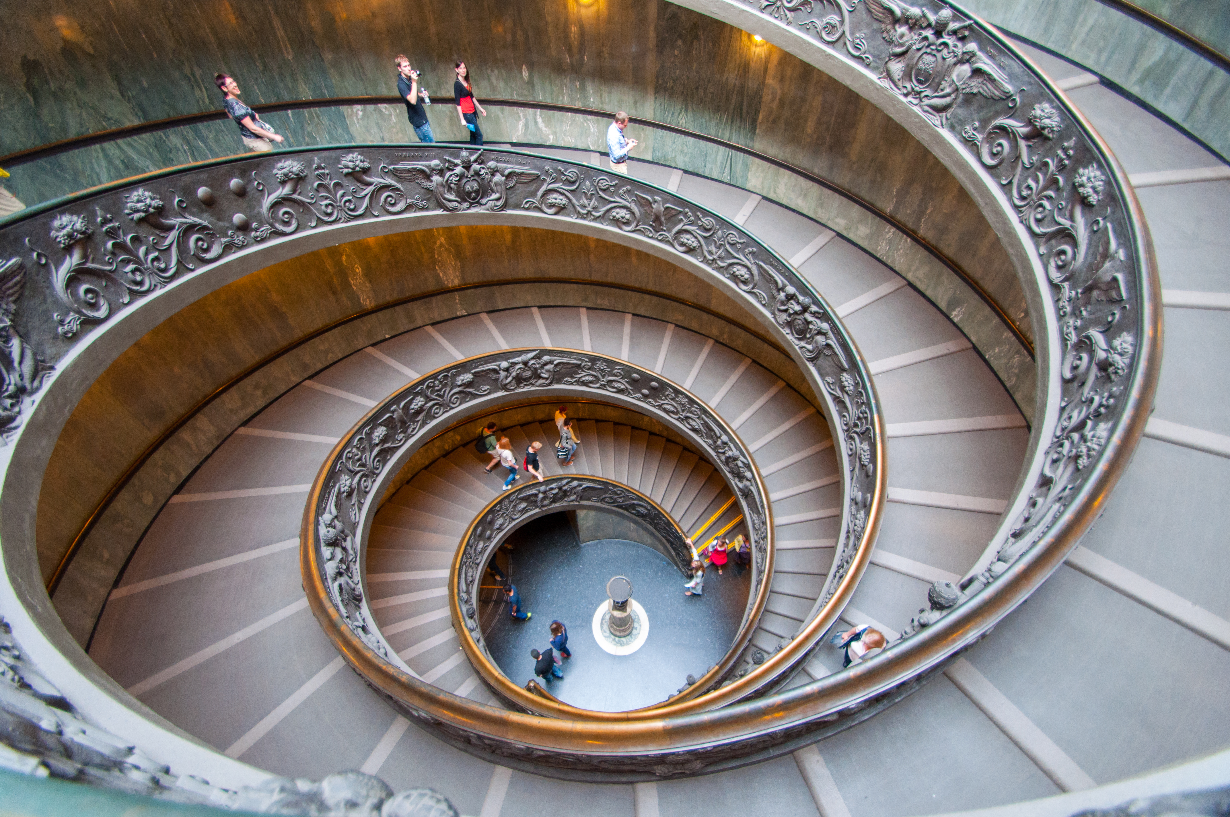 Spiral stairs in Rome
