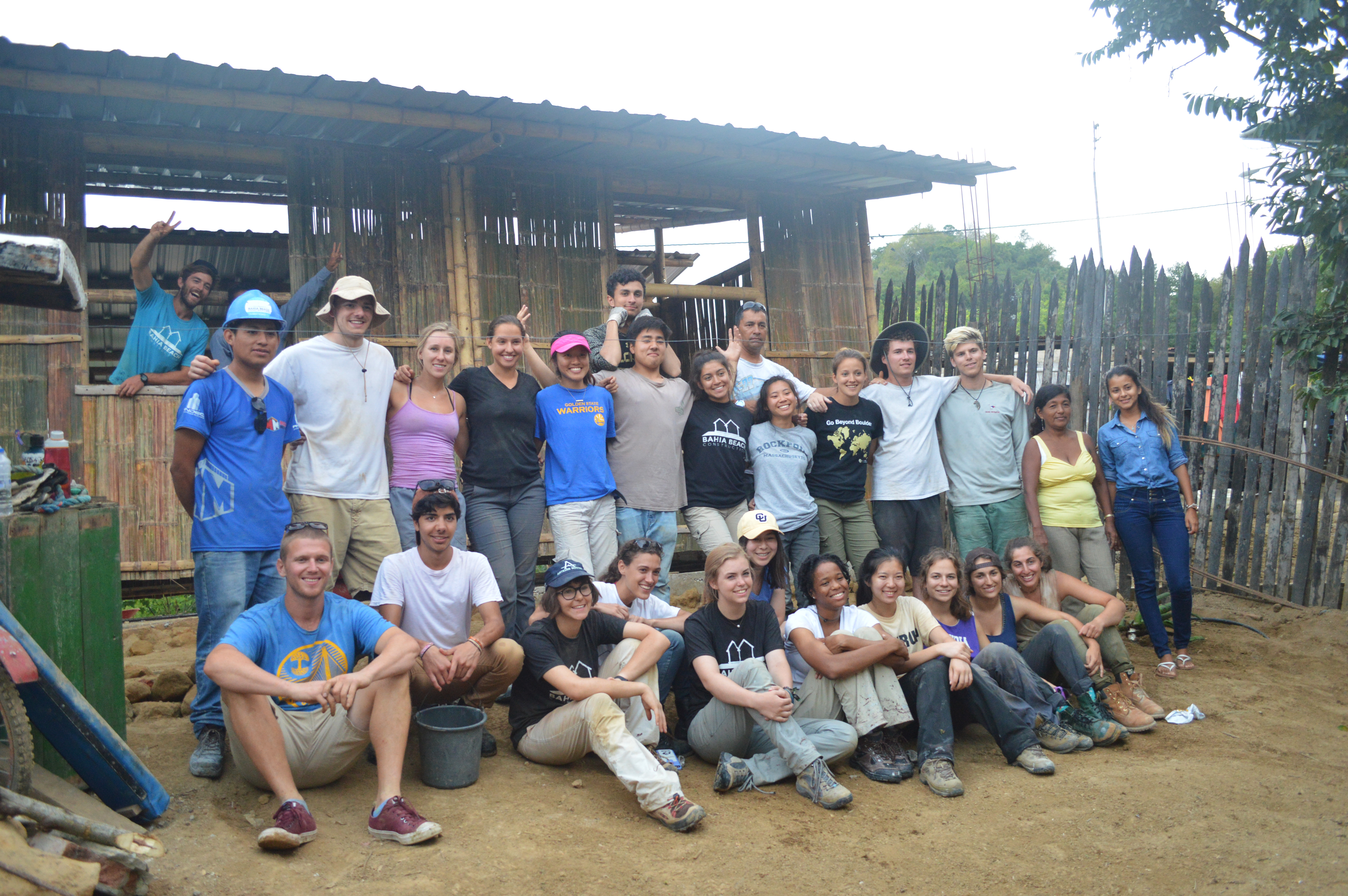 Group of students in Ecuador