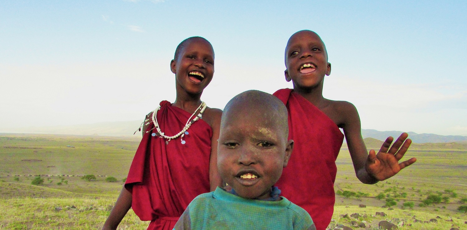 Photo of children in Tanzania
