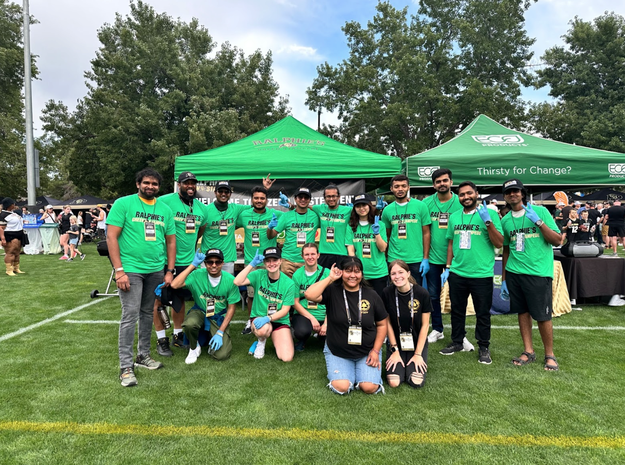 Ralphie's Green Stampede volunteers