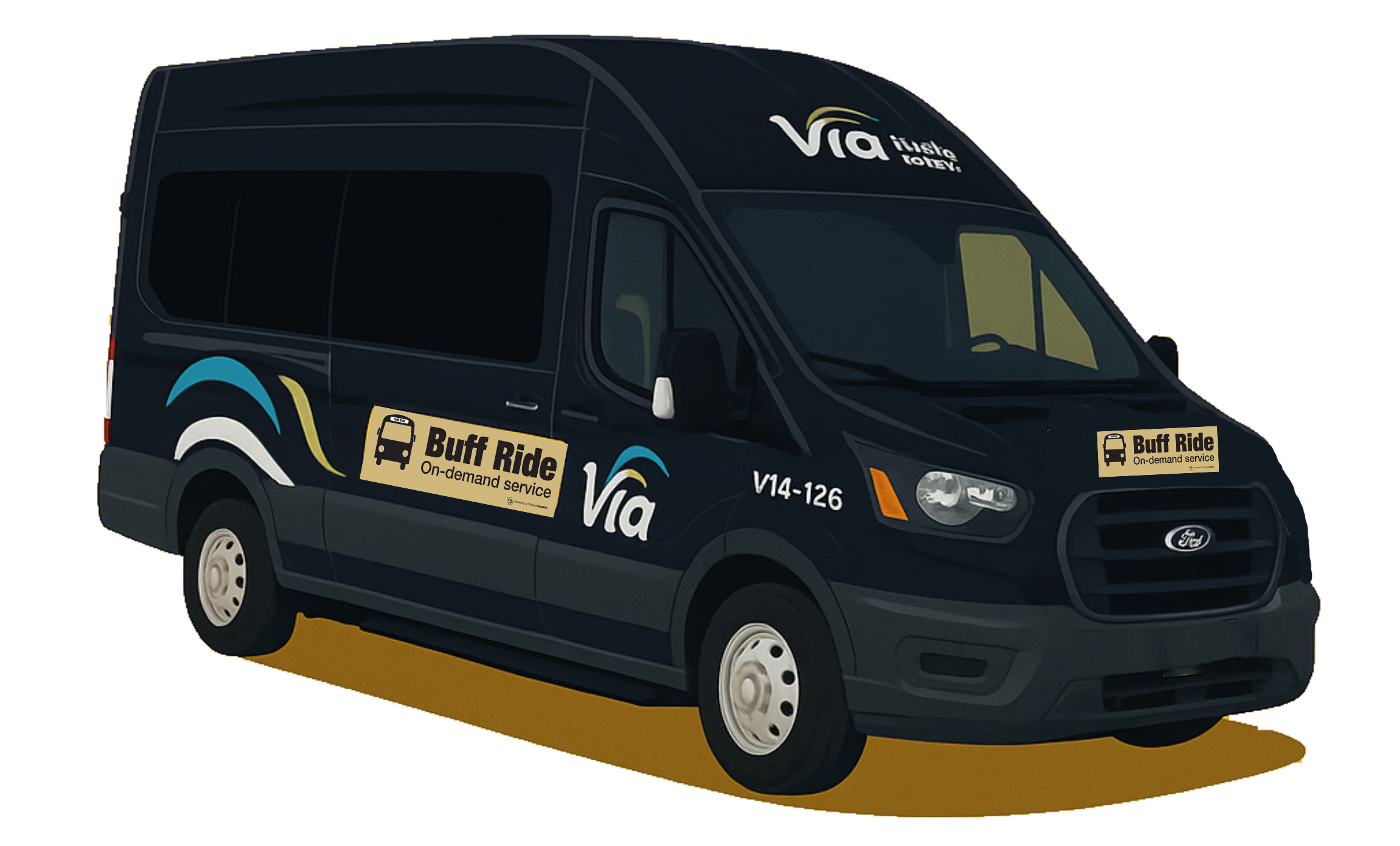 Buff Ride van